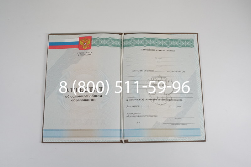 Аттестат за 9 класс 2011-2013 годов в Одинцово Аттестат за 9 класс 2011-2013 годов в Одинцово